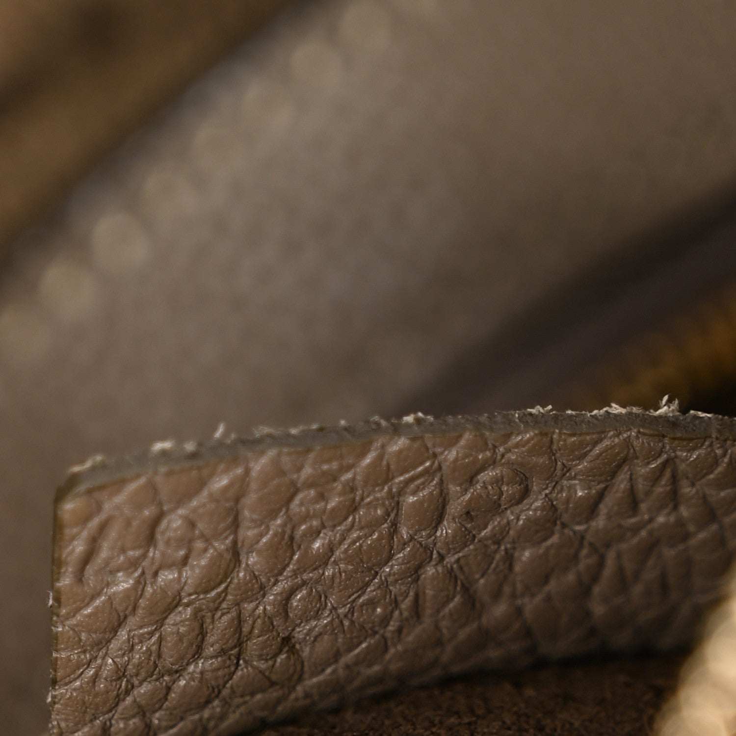 Soft Grained Calfskin Small Belt Cabas Phantom  Taupe