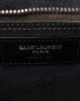 Linen Calfskin Rive Gauche North South Tote Grey