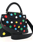 LV X YK Taurillon Capucines MM Black