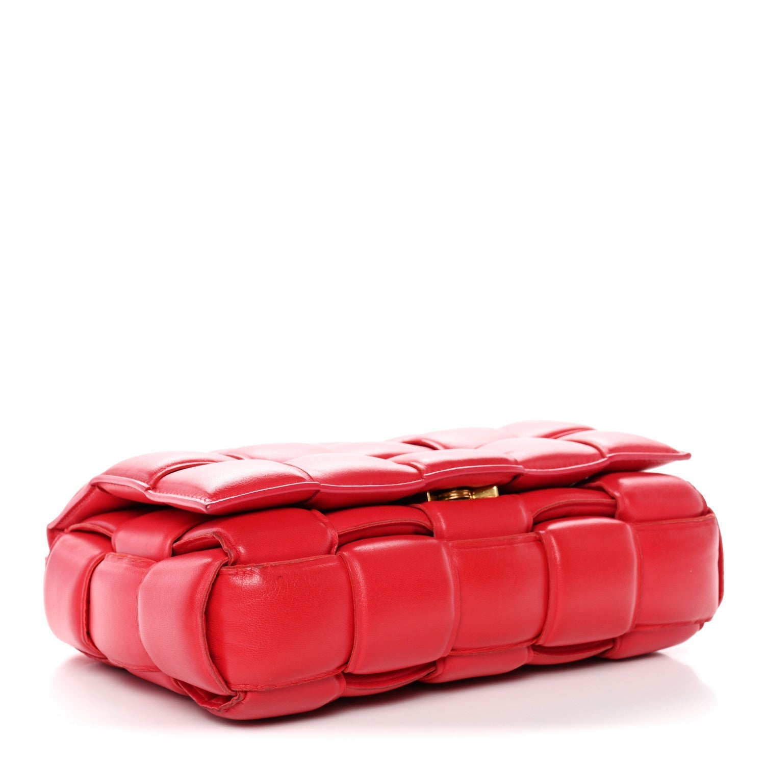 Nappa Maxi Intreccio Padded Cassette Crossbody Bag Firework