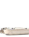 Agneau Arena Charms Small Le Cagole Sling Bag Optic White