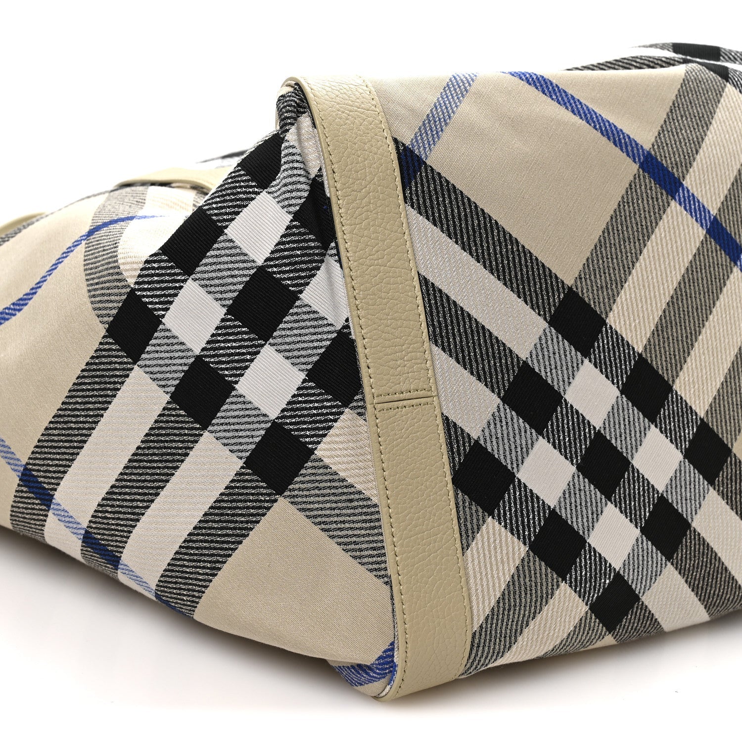 Jacquard Check Festival Tote Lichen