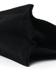 Linen Calfskin Rive Gauche Tote Black