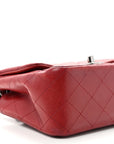 Lambskin Quilted Mini Square Flap Red