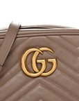 Calfskin Matelasse Small GG Marmont Chain Shoulder Bag Porcelain Rose