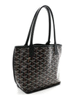 Goyardine Reversible Mini Anjou Black