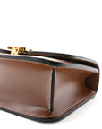 Canvas Calfskin Mini TB Bag Natural Malt Brown