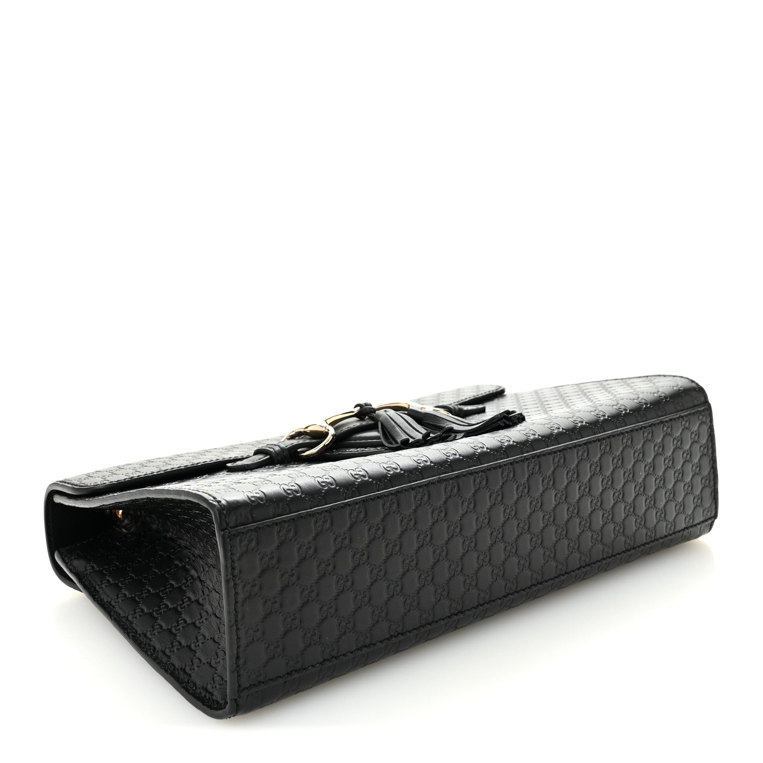MicroGCCIssima Medium Emily Chain Shoulder Bag Black