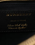Grainy Calfskin House Check Large Banner Tote Black
