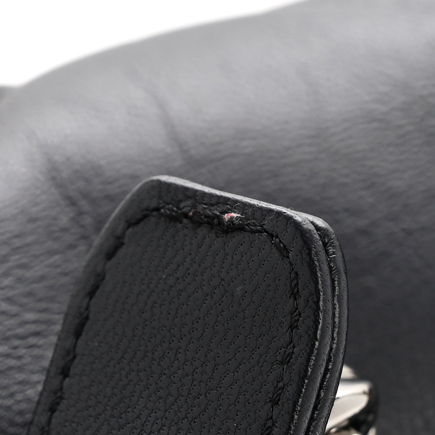Goatskin Quilted Medium CHNL 19 Flap Navy Blue