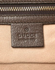 GG Supreme Monogram Medium Ophidia Shopping Tote Brown