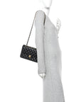 Lambskin Quilted Small Double Flap Black