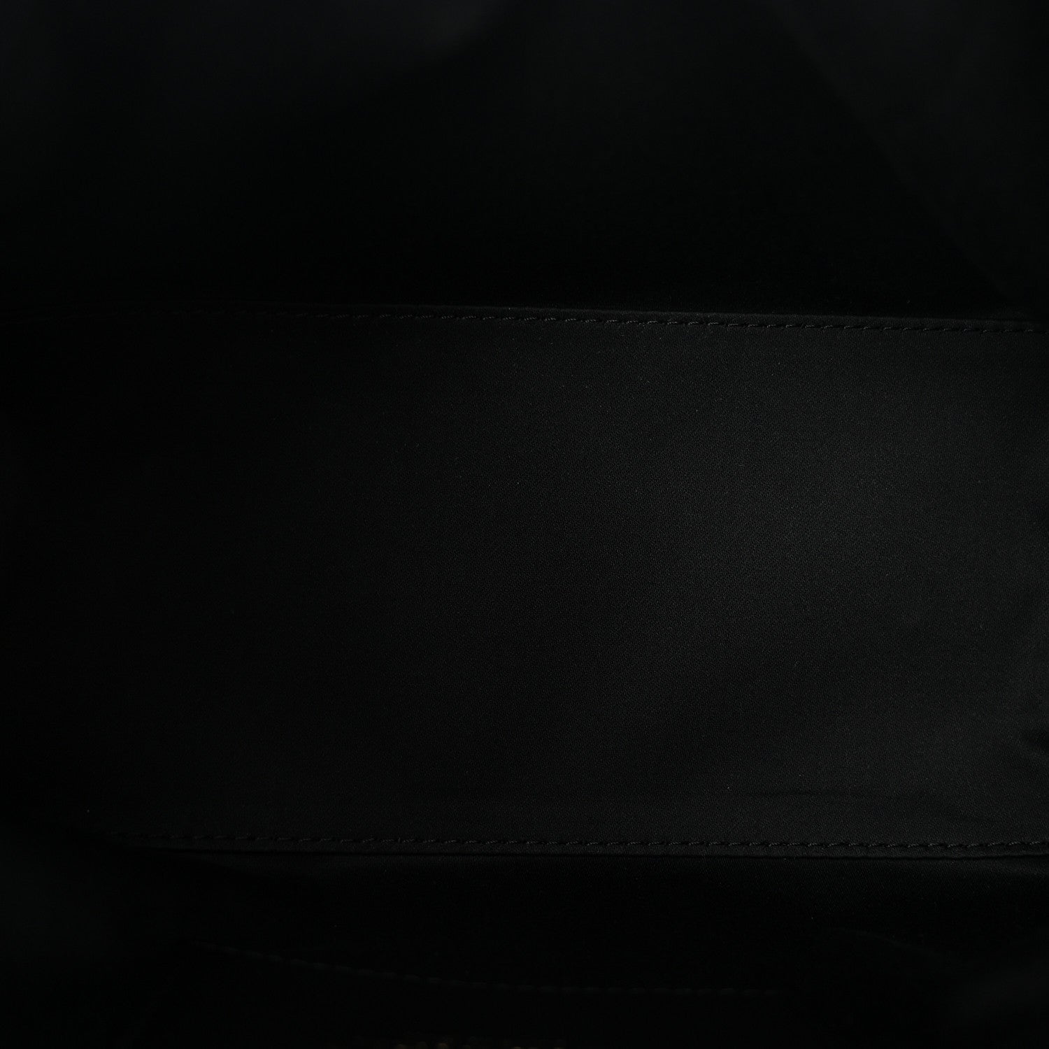 Washed Denim Quilted Small CHNL 25 Handbag Black