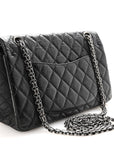 Aged Calfskin Quilted 2.55 Reissue 225 Flap Black