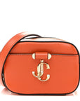 Calfskin Micro Hale Crossbody Amber Orange