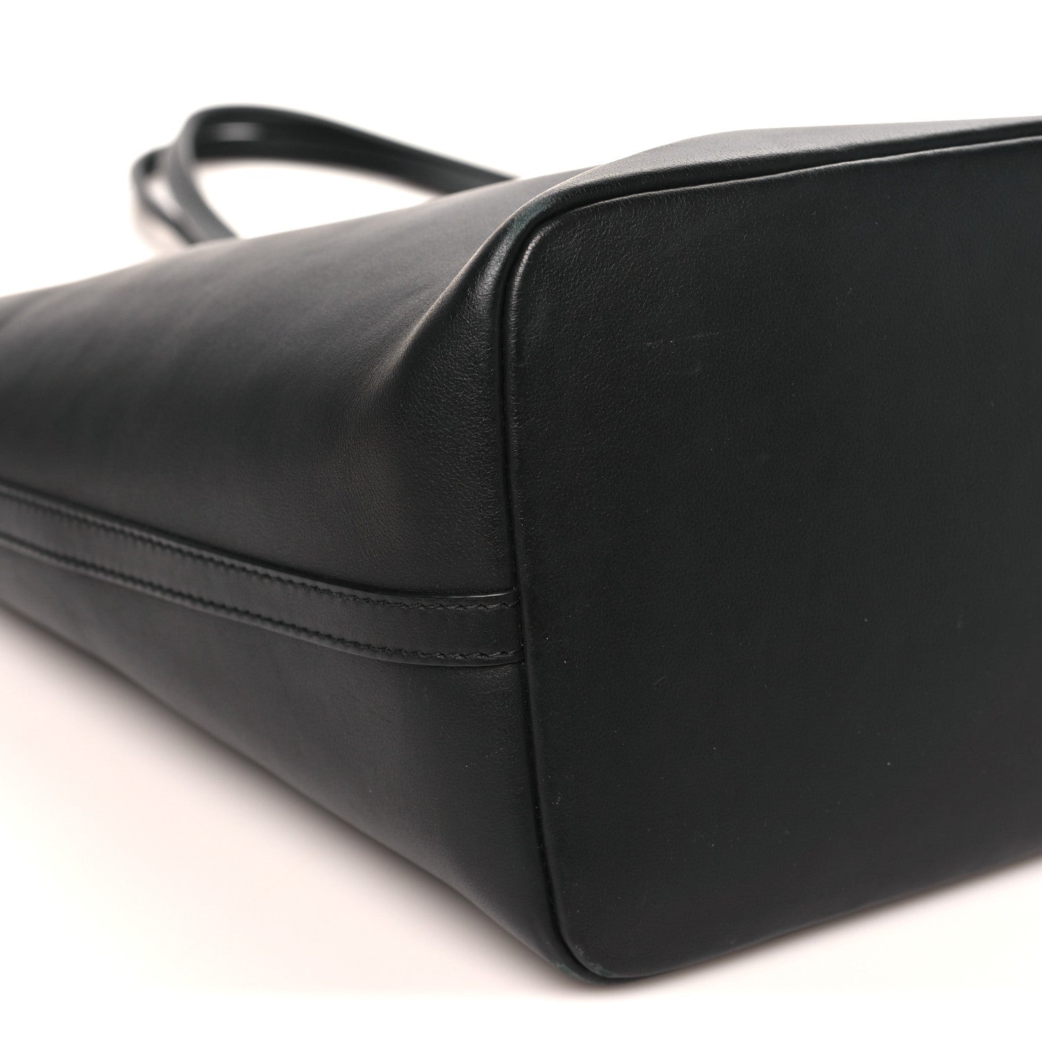 DOLCE GABBANA Calfskin Medium Fefe Tote Black