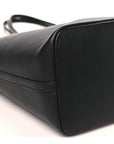 DOLCE GABBANA Calfskin Medium Fefe Tote Black