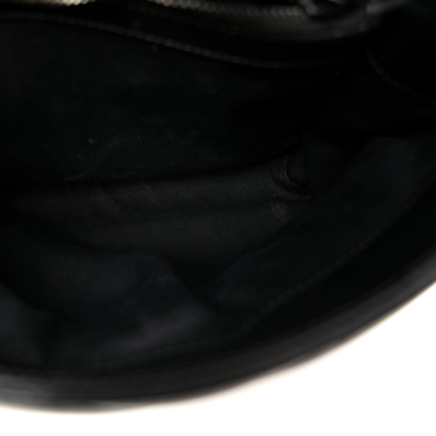 Calfskin Y Quilted Monogram Monochrome Small Loulou Chain Satchel Black