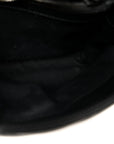 Calfskin Y Quilted Monogram Monochrome Small Loulou Chain Satchel Black