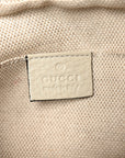Pebbled Calfskin Small Soho Disco Bag Off White