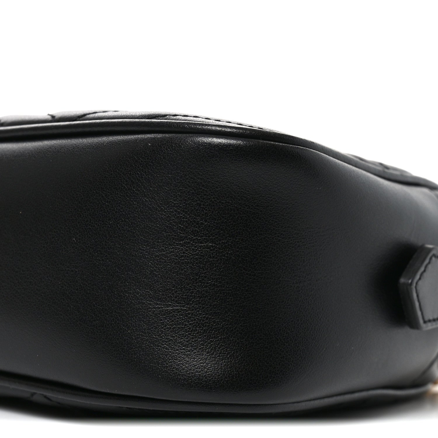Calfskin Matelasse Small GG Marmont Chain Shoulder Bag Black