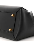 Grained Calfskin Mini Belt Bag Black