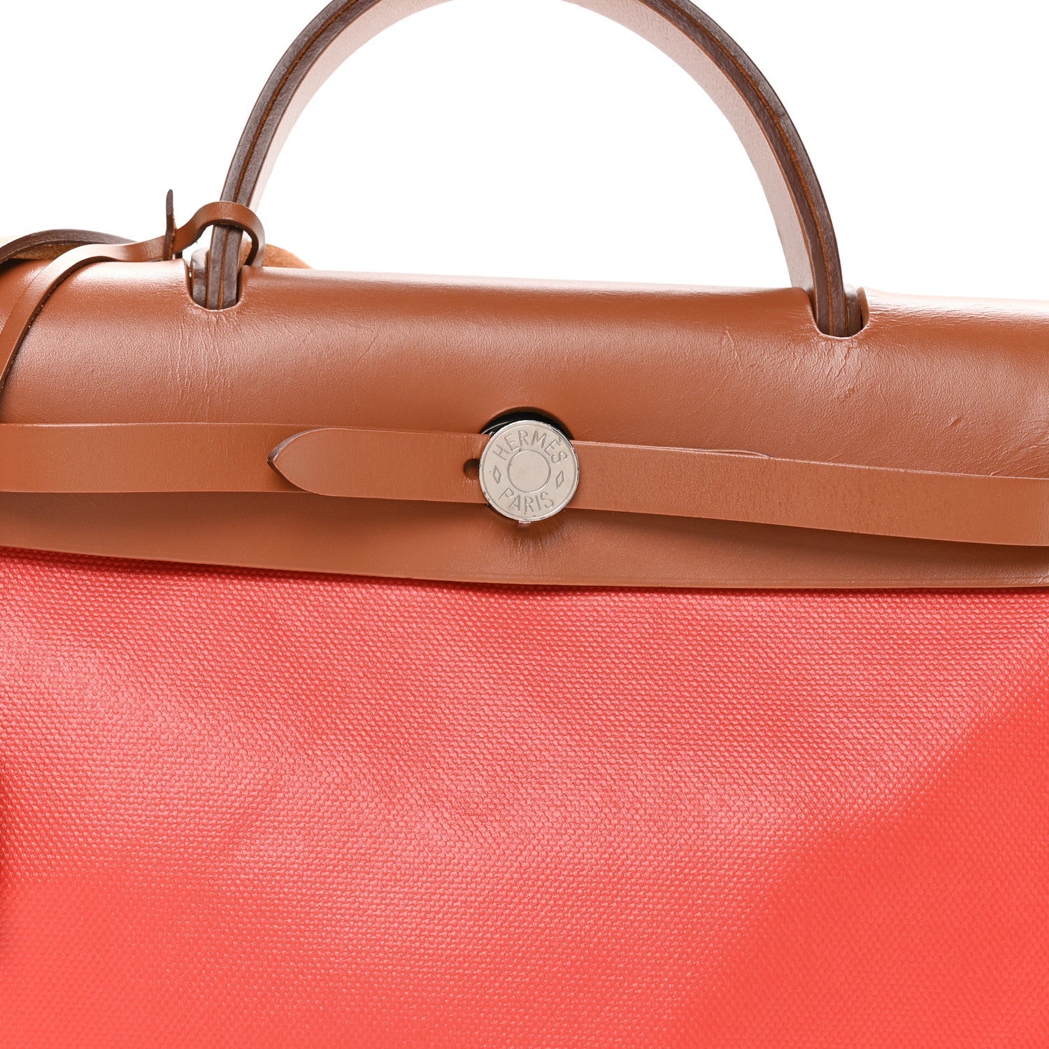 Toile H Berline Vache Hunter Herbag Zip 31 PM Orange Mecano Fauve