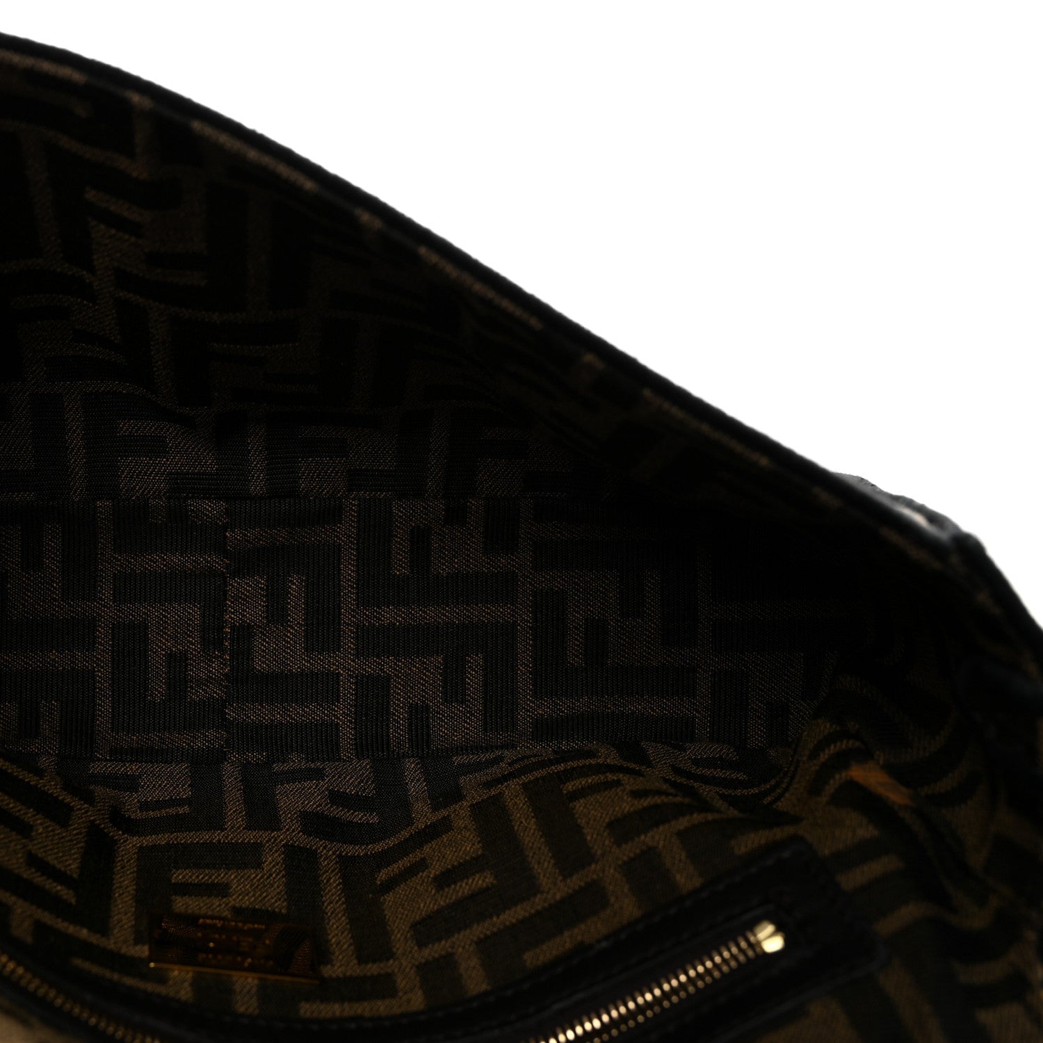 Fabric Jacquard FF 1974 Medium Baguette Tobacco Moro Black