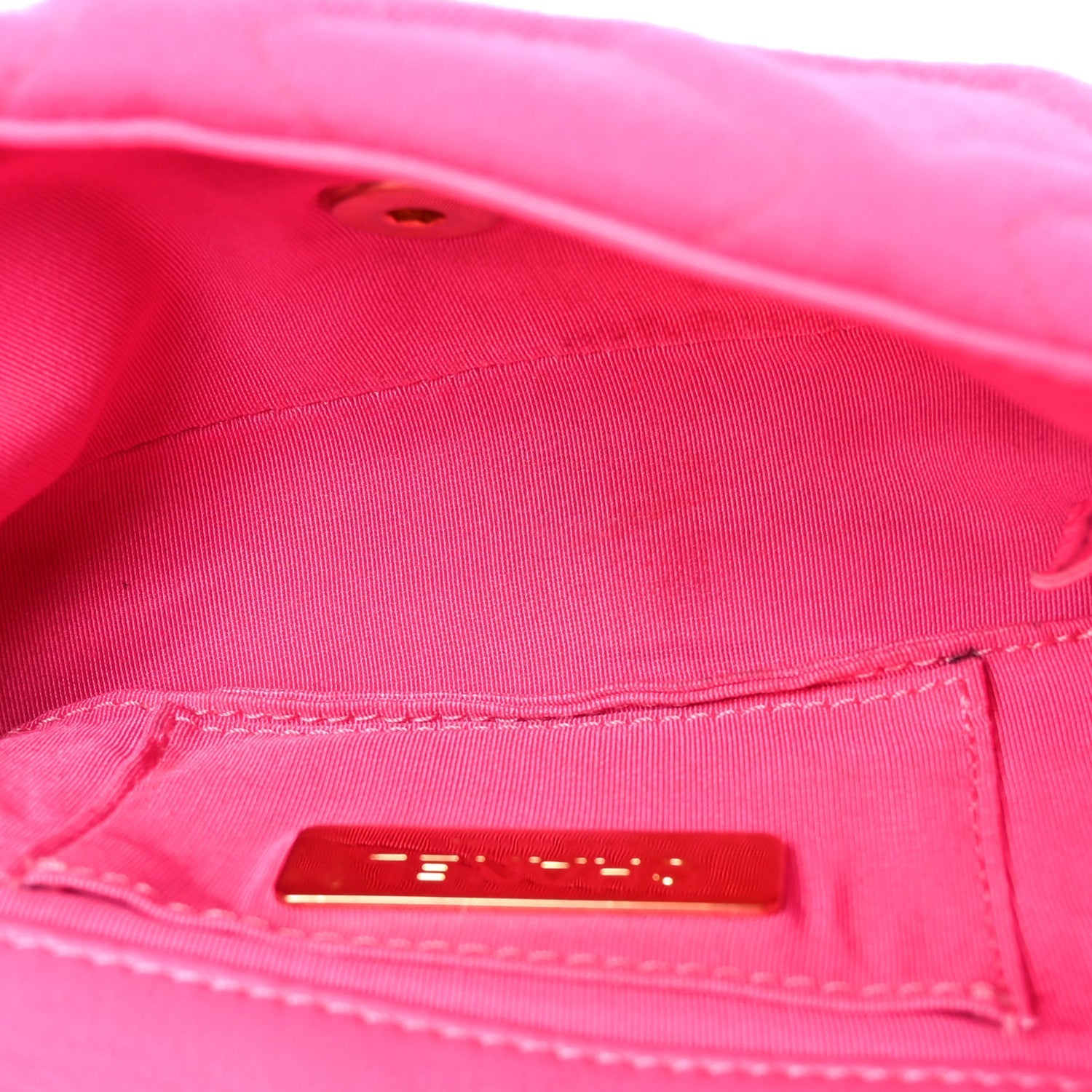 Jersey Quilted CHNL 19 Waist Bag Pink