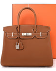 Togo Birkin 30 Gold