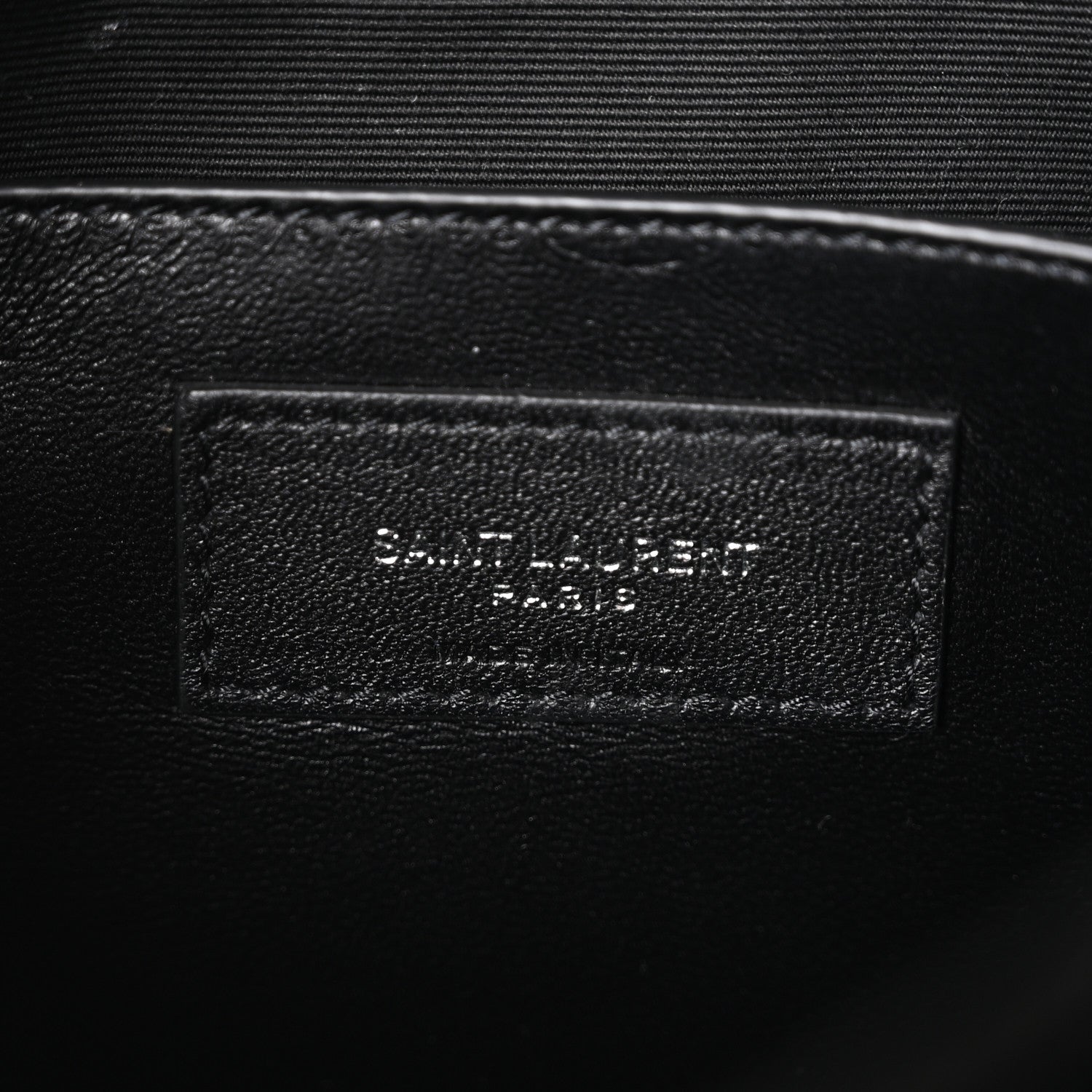 Patent Calfskin Matelasse Monogram Baby Niki Chain Satchel Black