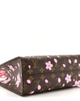 LV X TM Monogram Cherry Blossom Onthego PM Sakura Brown