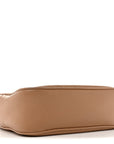 Pebbled Calfskin Small Soho Disco Bag Camelia