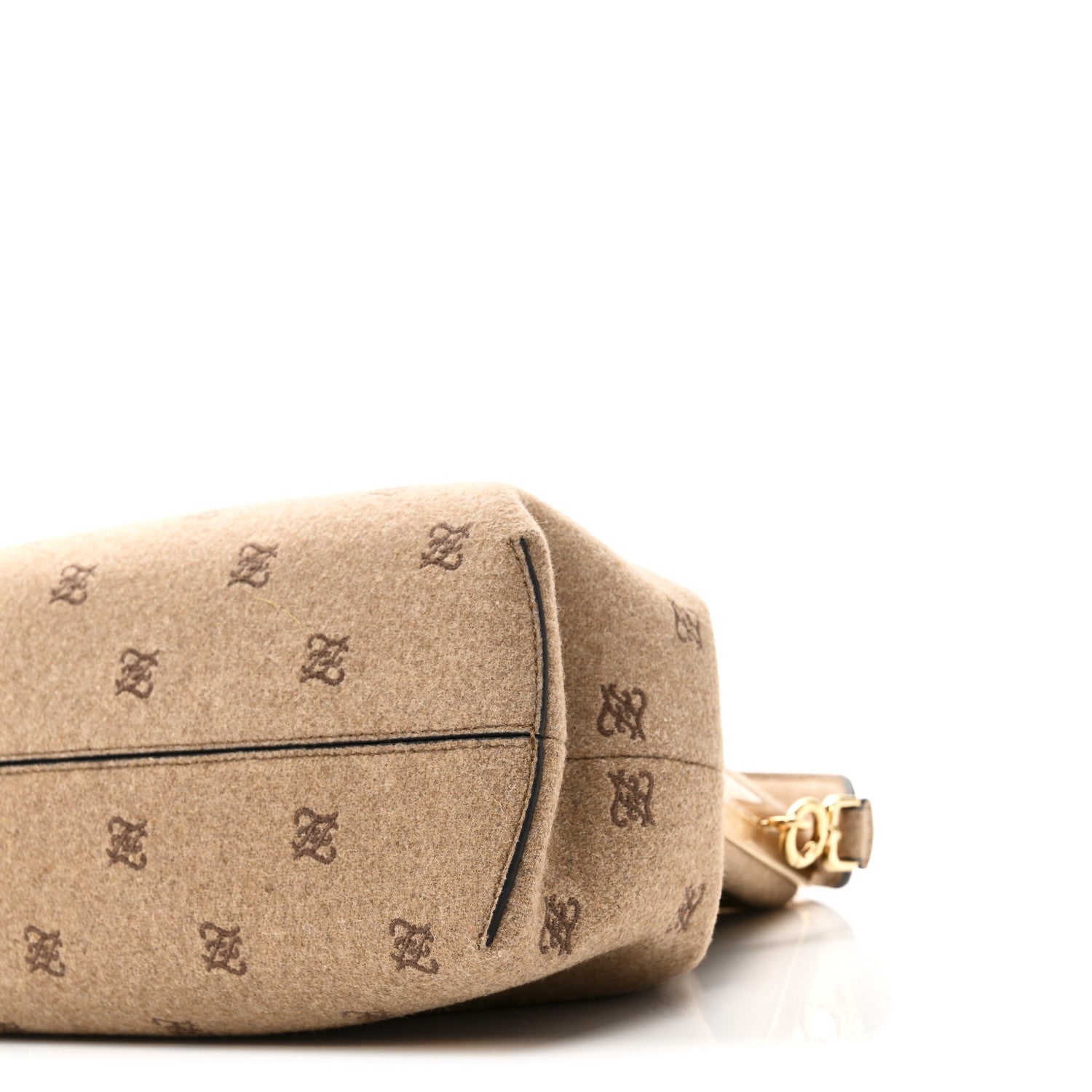 Flannel Karligraphy Embroidered Medium FNDI First Camel