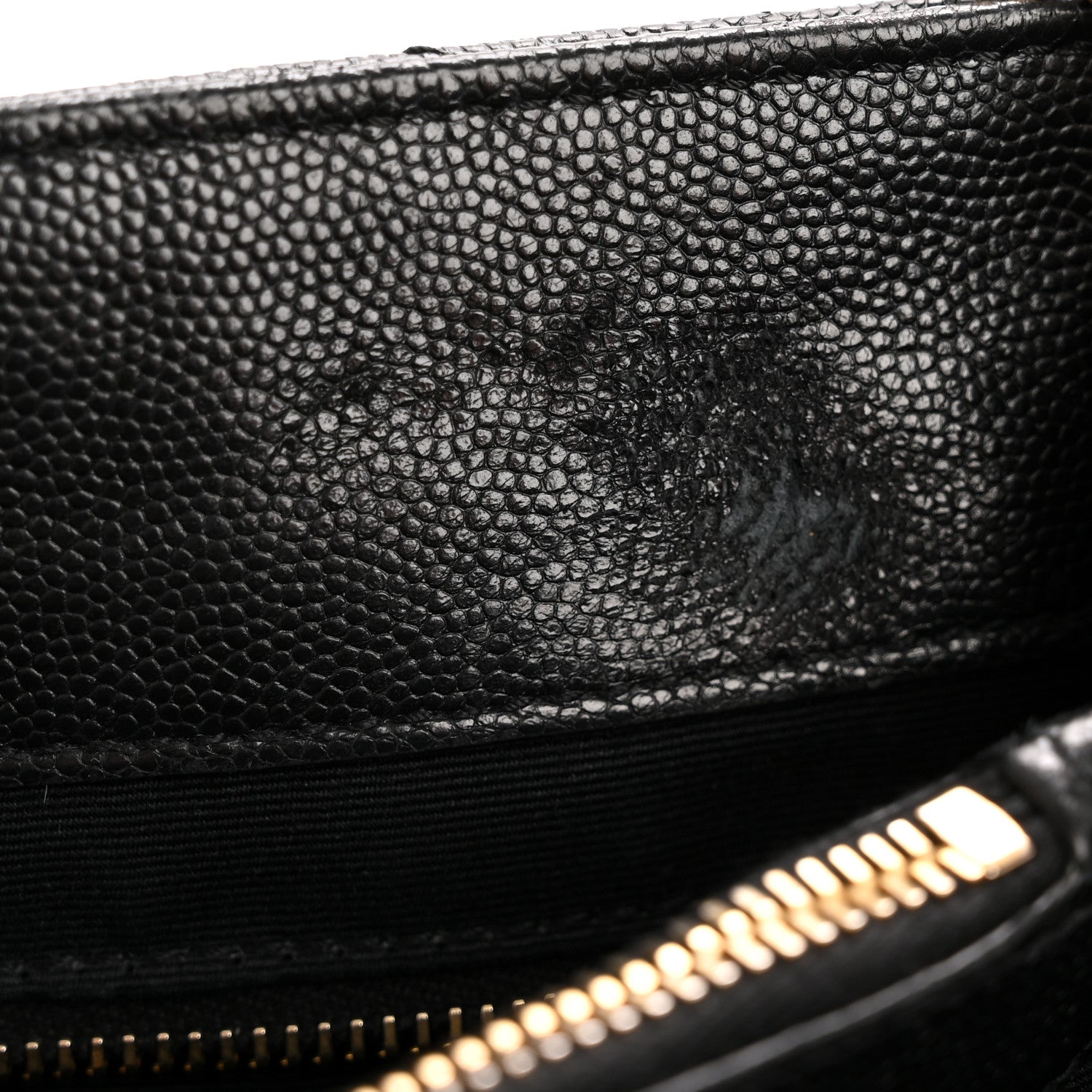 Grain de Poudre Calfskin Y Quilted Monogram Medium Loulou Chain Satchel Black