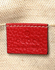 Pebbled Calfskin Small Soho Disco Bag Vibrant Red