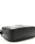 Calfskin Matelasse Monogram Monochrome Lou Camera Bag Black