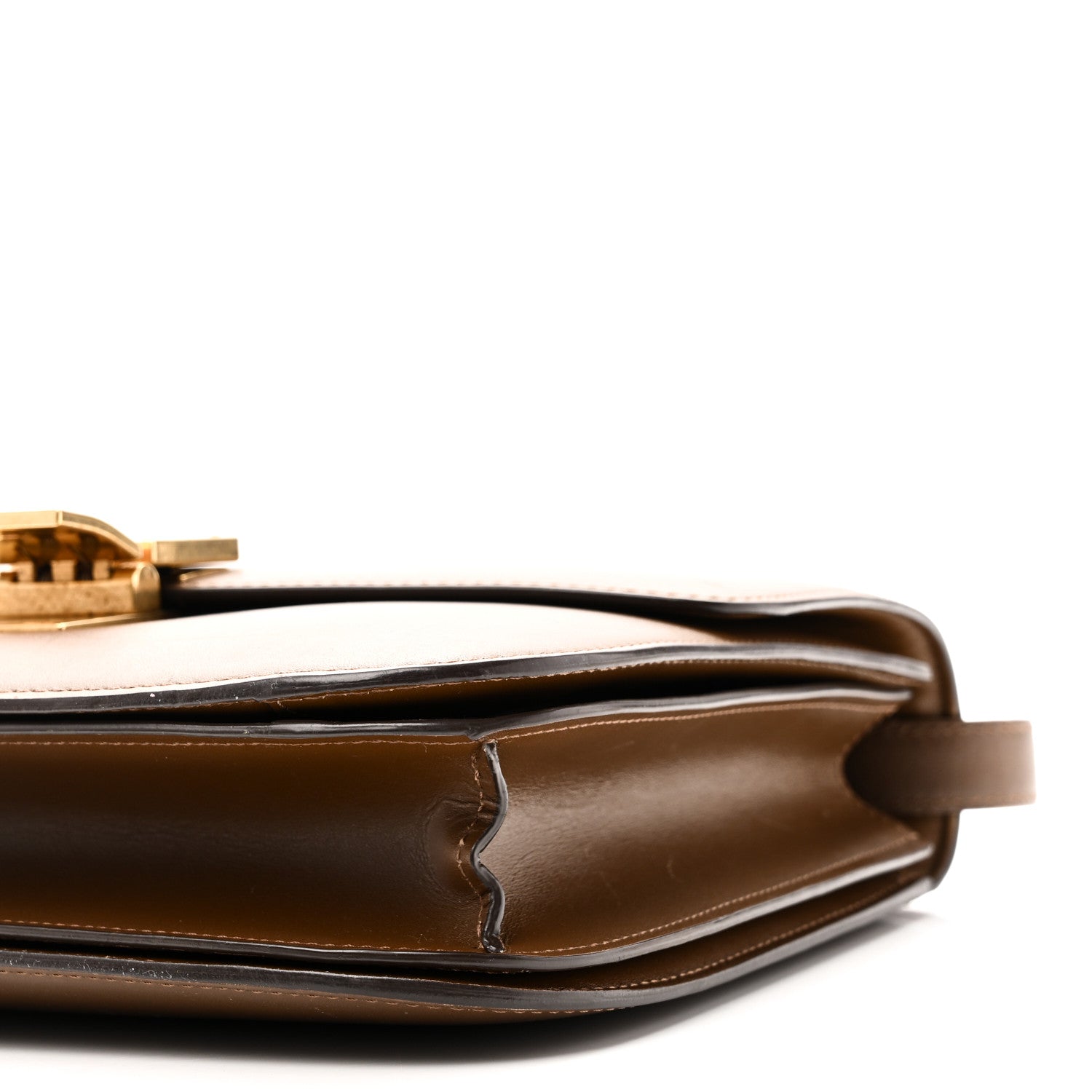 Box Calfskin Medium Classic Box Flap Bag Camel