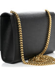 Grain De Poudre Small Classic Monogram Kate Satchel Black