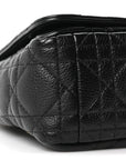 Calfskin Cannage Small Caro Bag Black