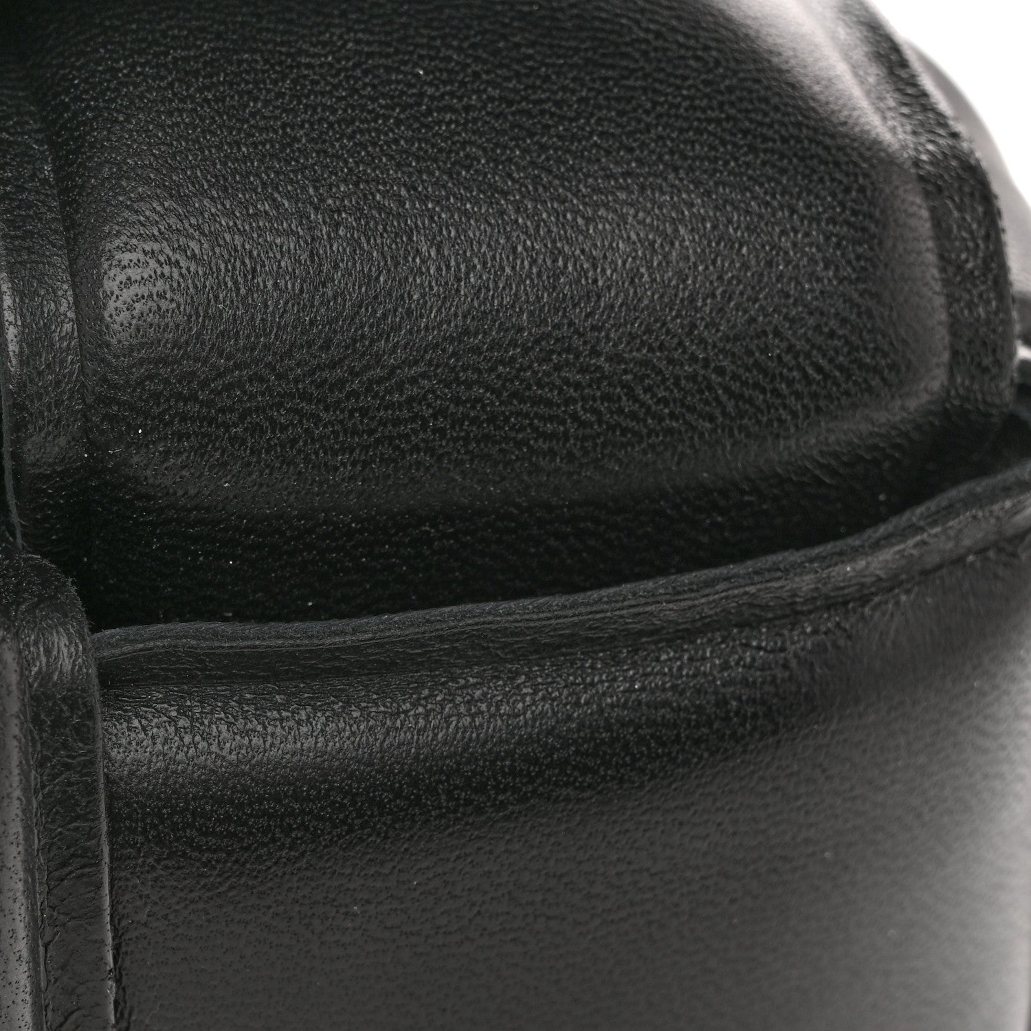 Paper Calfskin Maxi Intreccio Padded Cassette Crossbody Bag Black