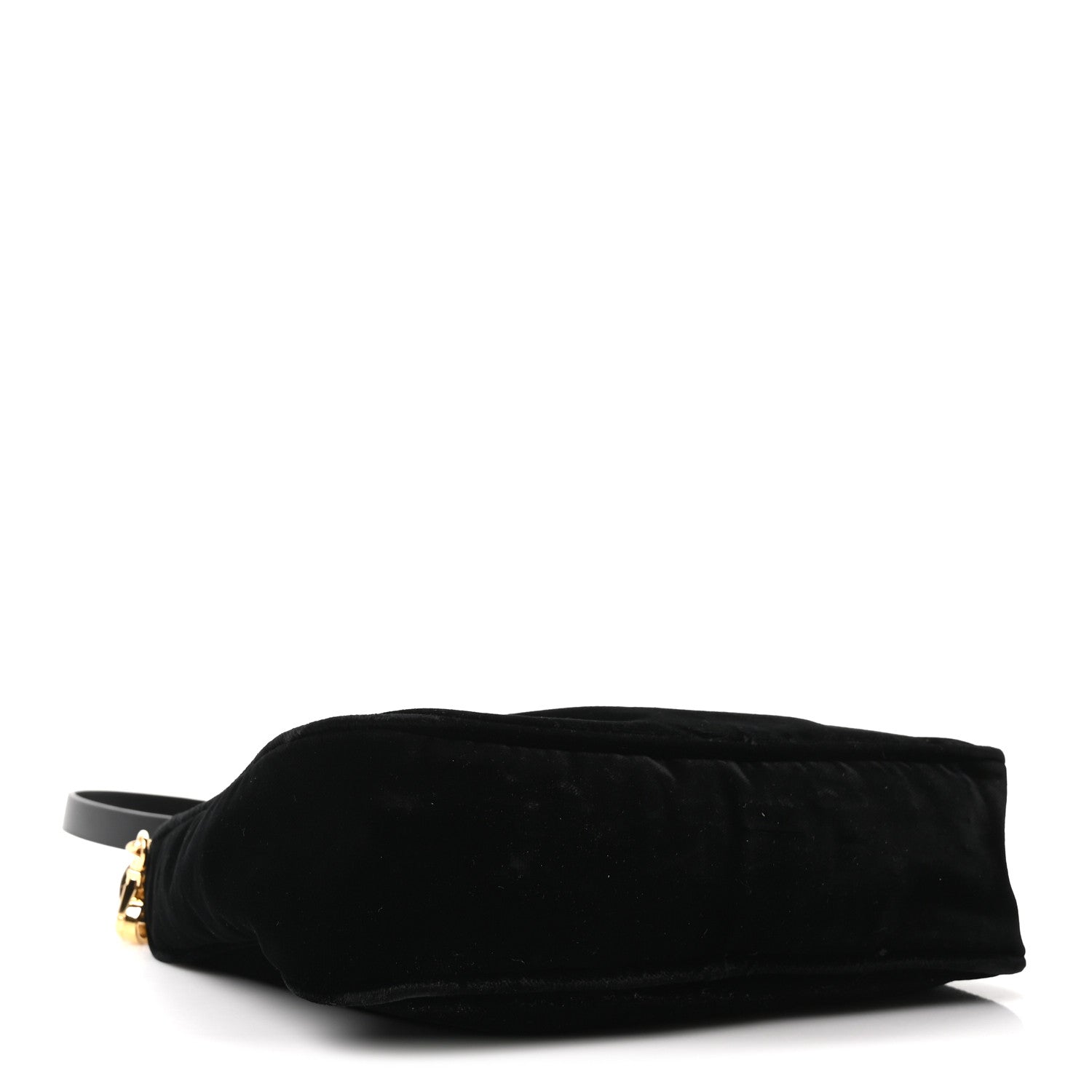 Velvet Nappa Mini Re-Edition Shoulder Bag Black