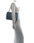 Aged Calfskin Quilted 2.55 Reissue 226 Flap Dark Blue