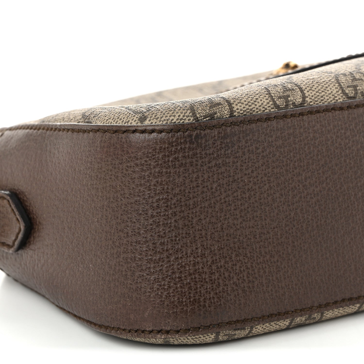 GG Supreme Monogram Web Neo Vintage Shoulder Bag Beige New Acero Crop