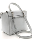Grained Calfskin Micro Belt Bag Cloud