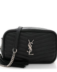 Grain De Poudre Matelasse Monogram Mini Lou Camera Bag Black