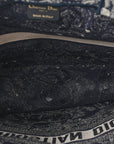 Canvas Embroidered Large D1ORiviera Toile De Jouy Reverse Book Tote Blue