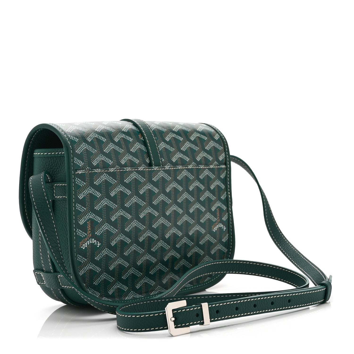 Goyardine Belvedere II PM Messenger Bag Green