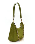 Re-Nylon Saffiano Stitched Mini Re-Edition 1995 Chaine Shoulder Bag Edera