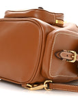 Soft Calfskin Medium Backpack Cognac